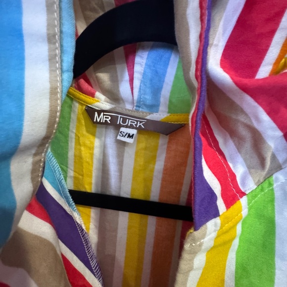 Rainbow multi colored caftan Mr, Turk - Picture 6 of 7